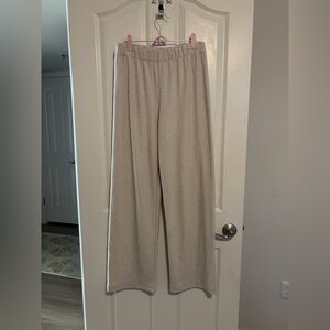 OV CloudKnit  Wide-Leg Lounge Pants - Beige